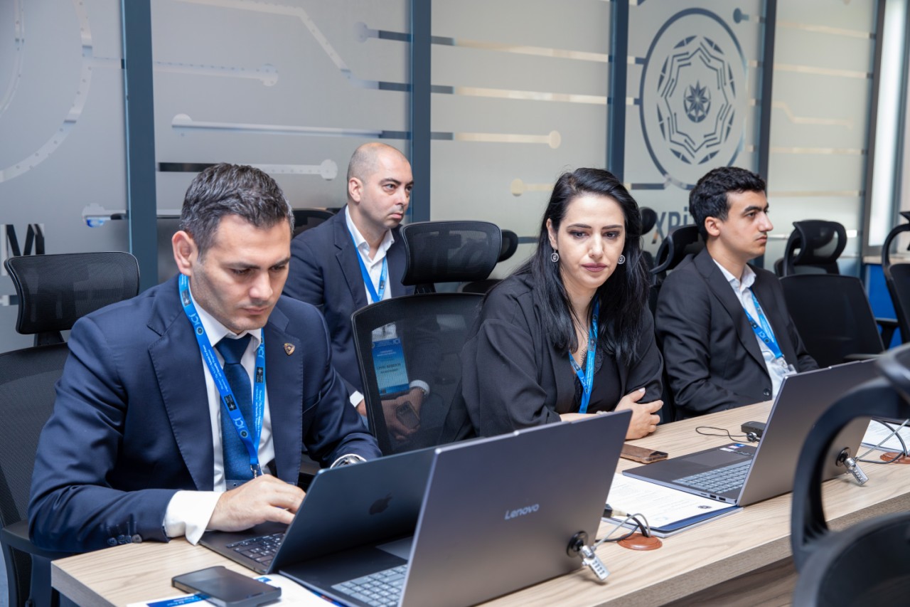 XRİTDX kiberpoliqonda praktiki məşğələ keçirib