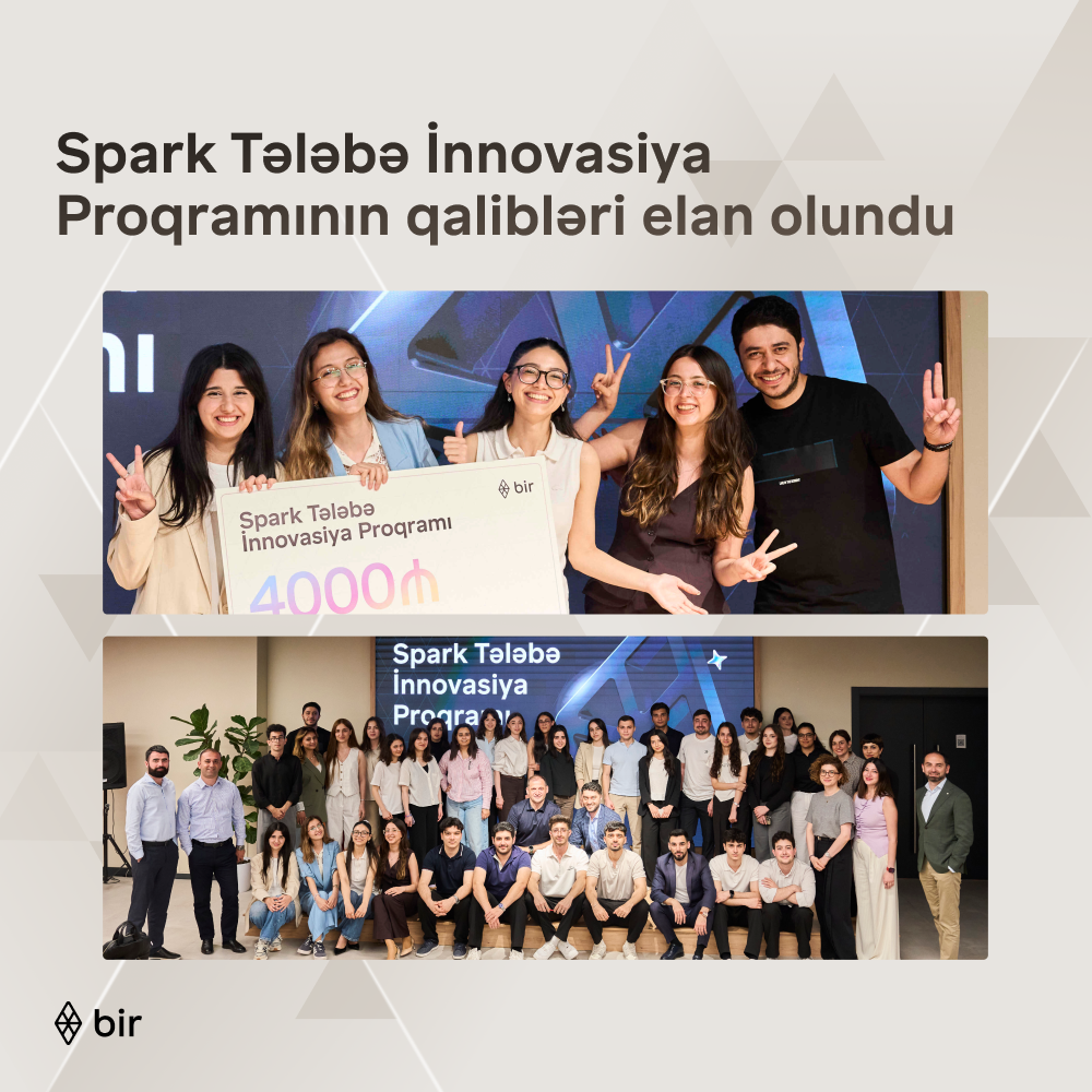 Bir ekosistemi “Spark Tələbə İnnovasiya Proqramı”nın qaliblərini elan etdi