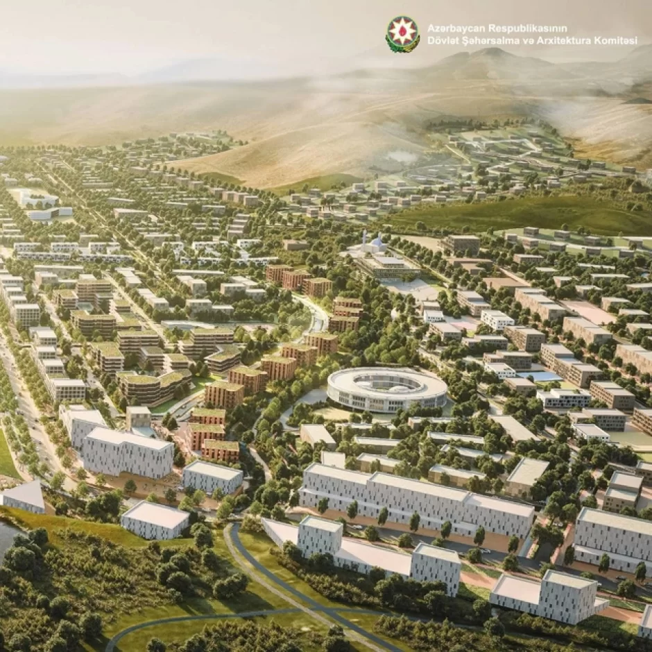 Zəngilanda yeni yaşayış kompleksinin layihə GÖRÜNTÜLƏRİ