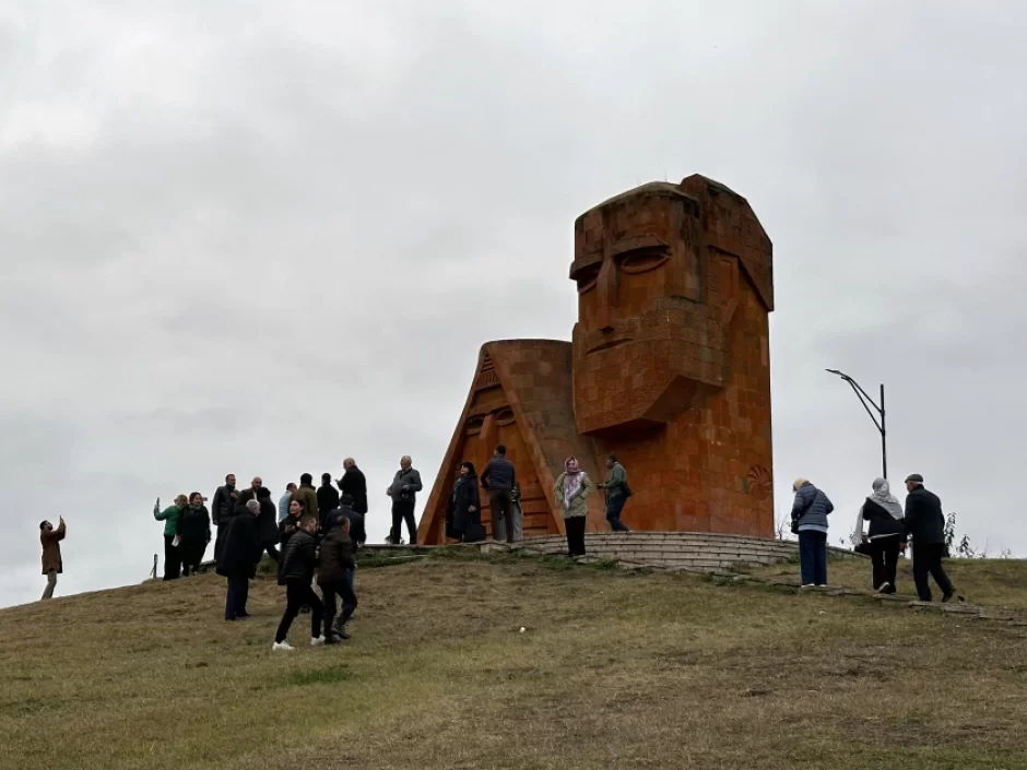 Gürcüstan azərbaycanlıları Xankəndidə - FOTOLAR