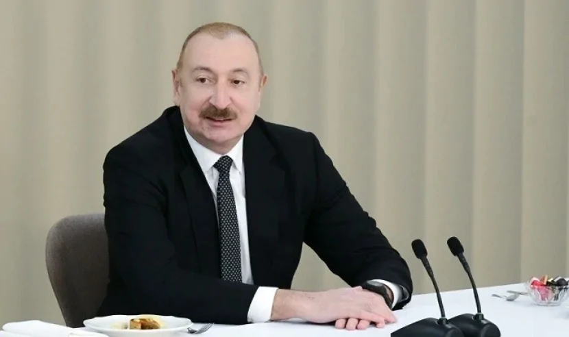 Prezidentin Qazaxıstana səfəri ilə bağlı paylaşım edildi