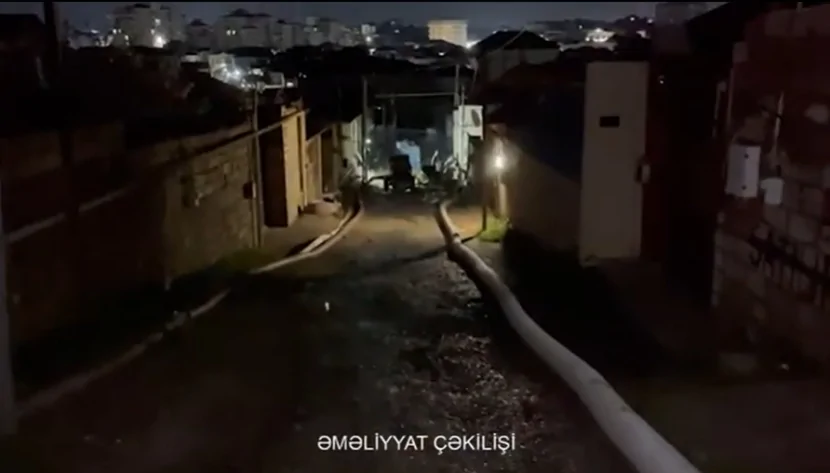 Yağış sularının təmizlənməsi DAVAM EDİR