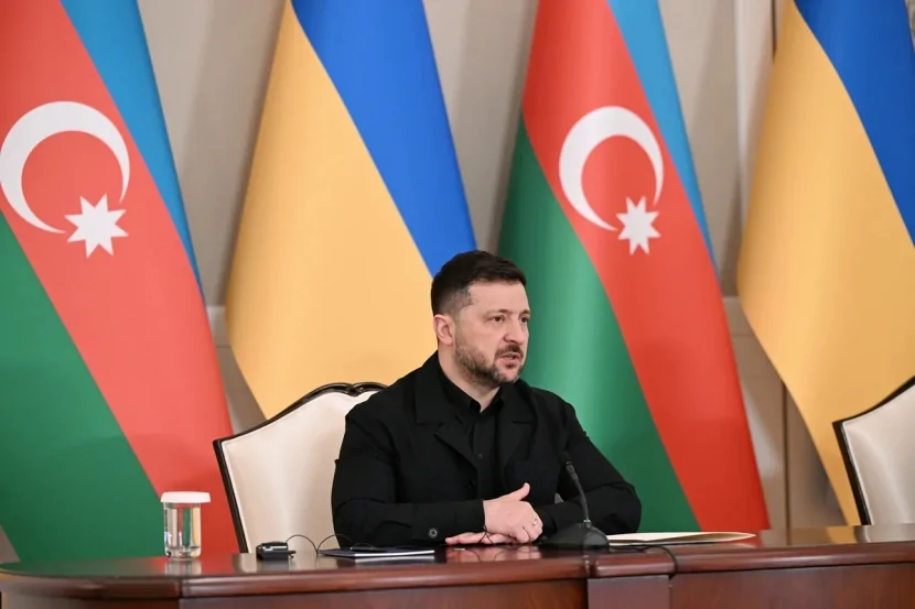 Ukrayna prezidenti yardıma görə İlham Əliyevə təşəkkür edib