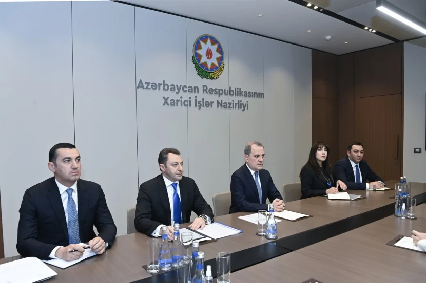 Ceyhun Bayramov Valeriya Çukasini qəbul edib