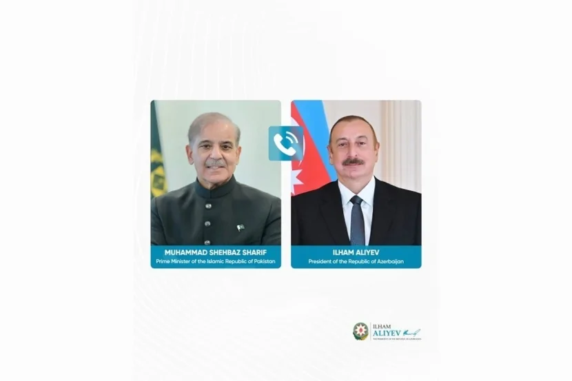 İlham Əliyev Şahbaz Şəriflə telefon danışığı aparıb