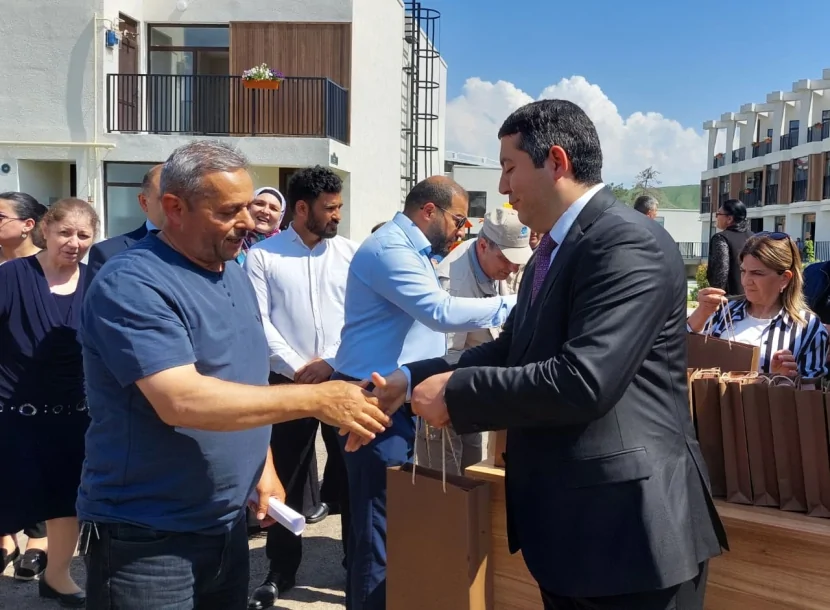 Köç karvanı Zəngilan şəhərinə çatıb