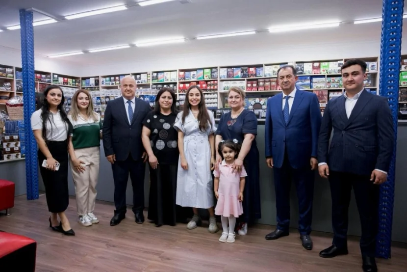 Leyla Əliyeva Lənkəranda  fermer təsərrüfatında olub