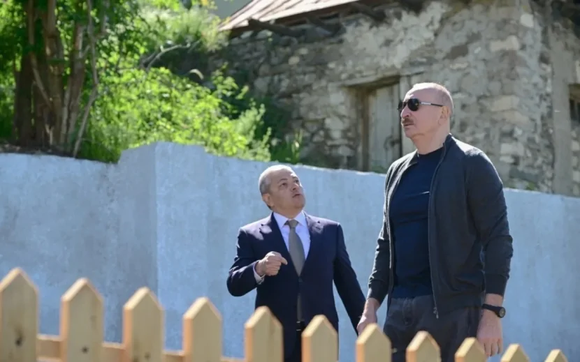 Prezident Şuşanın Böyük Qaladərəsi kəndində OLUB
