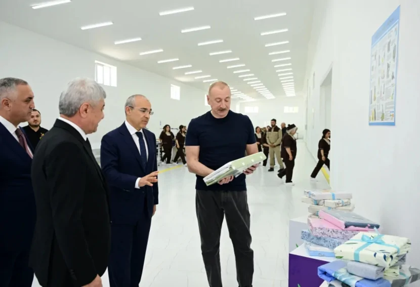 Xocalı şəhərində \"Qarabağ Tekstil Evi\" MMC istifadəyə verilib