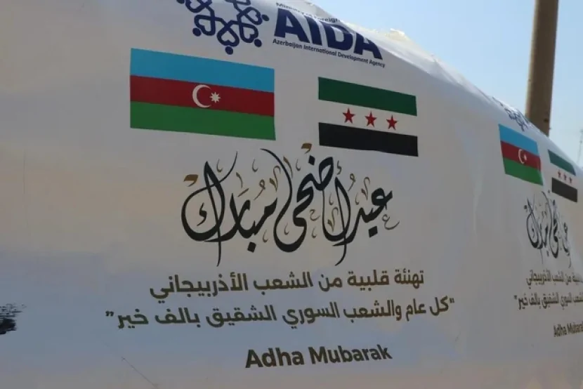 Suriyada 1000 ailəyə humanitar yardım göstərilib