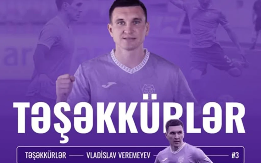 “Şamaxı” daha bir futbolçusu ilə VİDALAŞDI