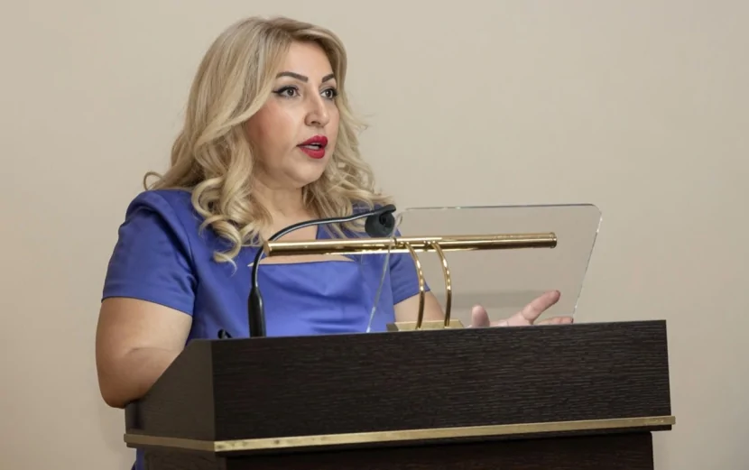 Mehriban Abasquliyeva məhkəmə zalında - Həbs edildi