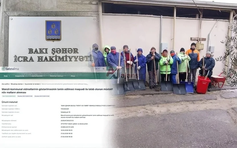 Bakıda süpürgə, sabun, zibil qablarına 23 milyondan artıq vəsait xərclənəcək