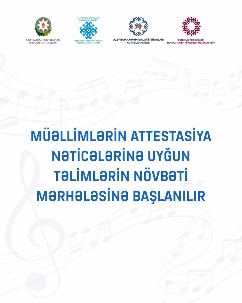 Müəllimlərin attestasiya nəticələrinə uyğun olaraq təlimlər keçiriləcək