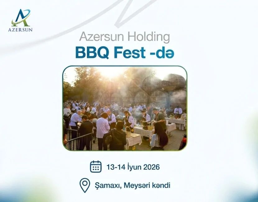 “Azərsun Holdinq” Barbekü festivalının baş sponsorlarındandır