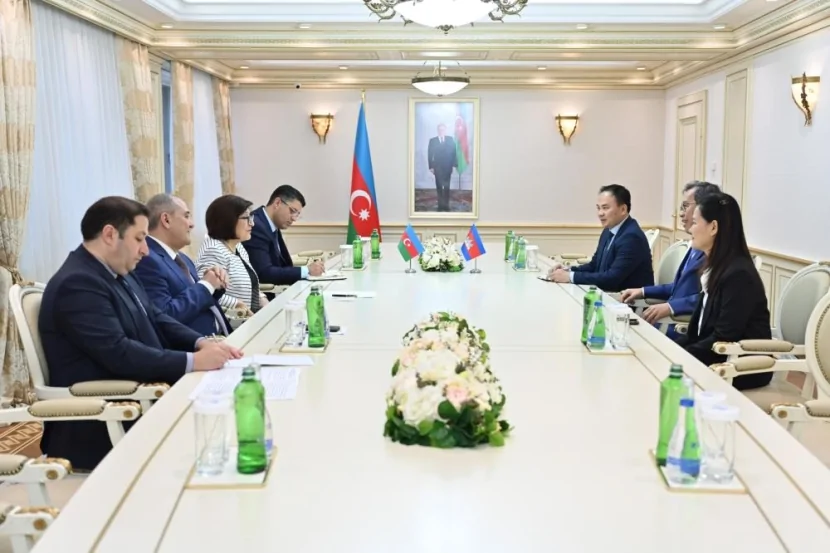 Sahibə Qafarova Thun Vathana ilə görüşüb