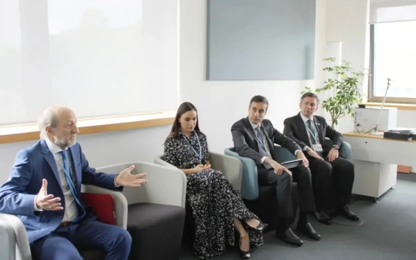 Leyla Əliyeva Almaniyada UNFCCC-in icraçı katibi ilə görüşdü - FOTO