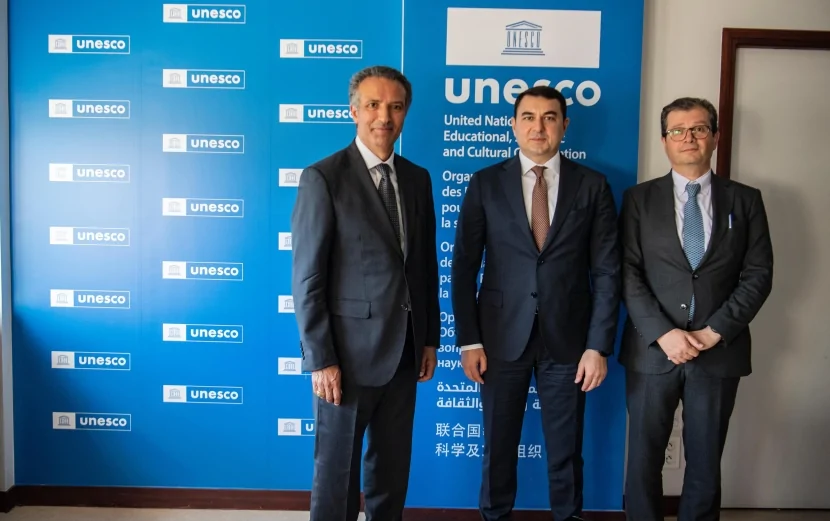 UNESCO ilə mədəniyyət sahəsində əməkdaşlığın yeni istiqamətləri müzakirə olunub
