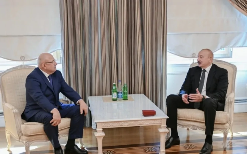 Prezident Qurban Qurbanova Dostluq ordenini təqdim etdi - FOTOLAR