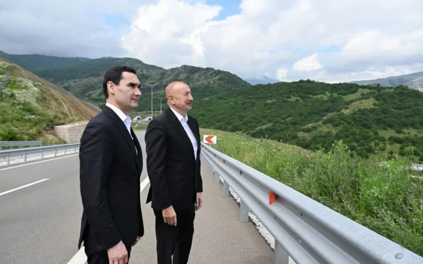 Azərbaycan və Türkmənistan Prezidentləri Füzulidə - FOTO