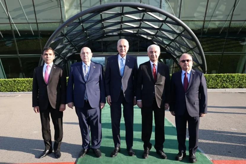 Türkiyə Böyük Millət Məclisinin sədri Azərbaycanda səfərdədir